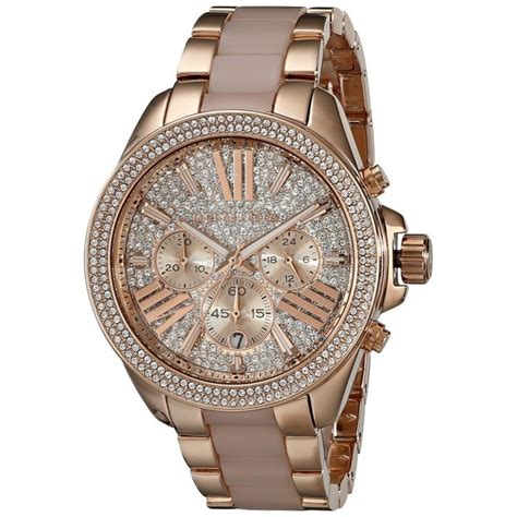 michael kors women's wren chronograph stores|Michael Kors rose gold watch.